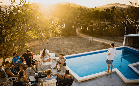 How to Hang String Lights around/over Pool [Must Know]