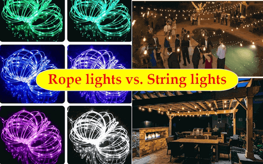 Rope Lights vs String Lights: How to Choose