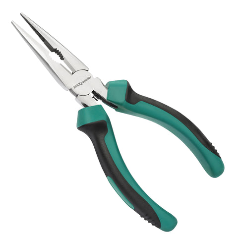The best selling item MAXVOLADOR Premium 6” Needle Nose Pliers, Paper Clamp Precision, Heavy-Duty CRV Steel, Large Soft Grip with Wire Cutter, Long Nose Cutting Pliers