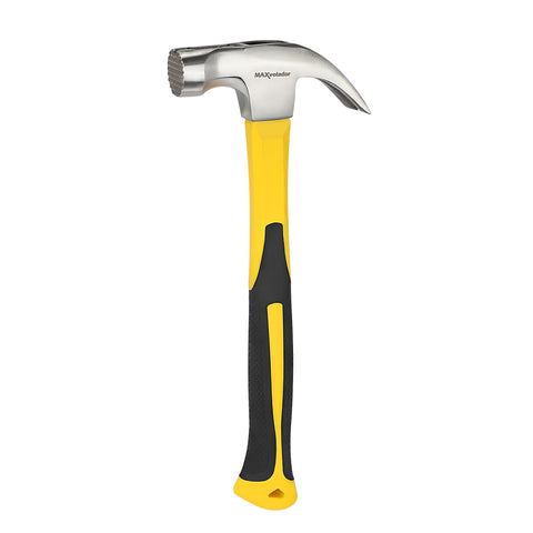 MAXVOLADOR Hammer Fiberglass HIGH QUALITY Forged Hardened Steel Head with polished smooth faced Fiberglass handle with shock absorbing design