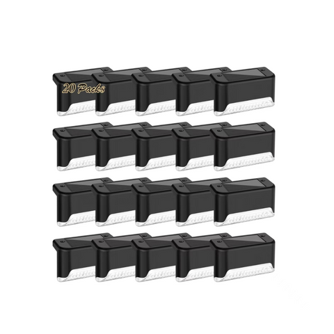 MAXvolador Solar Deck Lights, 20-Pack & Automatically ON/OFF