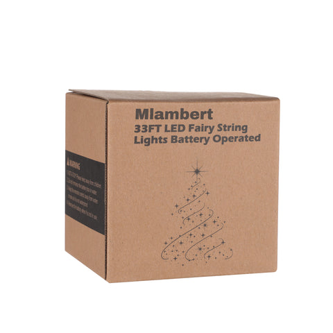 Mlambert 3 Pack 33 FT Fairy String Lights
