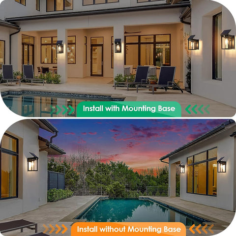 MAXvolador Solar Security Lights with Motion Sensor