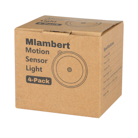 Mlambert 4 Pack Motion Sensor LED Night Light