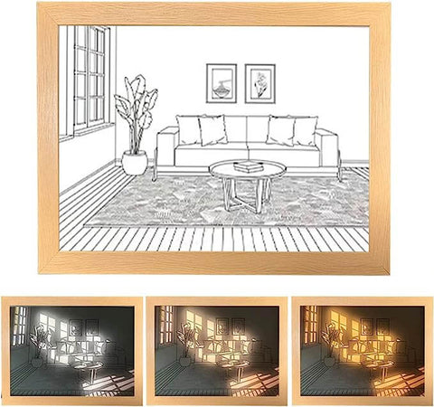 MAXvolador LED Modern Simulate Light Painting