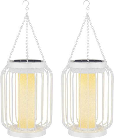 MAXvolador 2-Pack Solar Lantern with Crystal Shining Effect