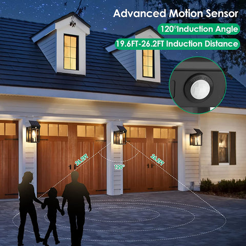 MAXvolador Solar Security Lights with Motion Sensor