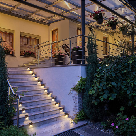 MAXvolador Solar Deck Lights, 20-Pack & Automatically ON/OFF