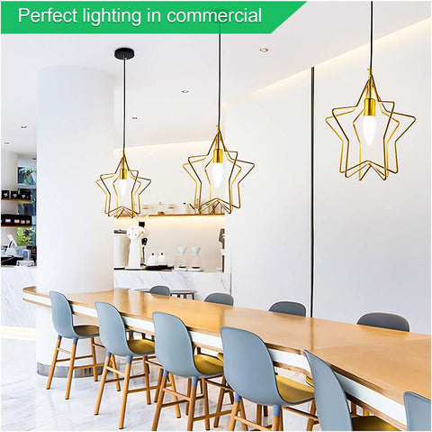 Maxvolador E12 Candelabra LED Bulbs 60W Equivalent, Daylight White 5000K, 6W Chandelier Light Bulbs 600Lumens, B11 Candle lamp with Decorative Candelabra Base, Non-Dimmable, 12Pack，Perfect lighting in commercial