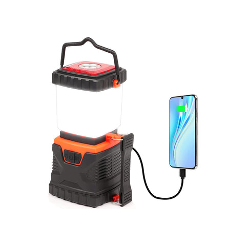 Maxvolador LED Camping Lantern, Rechargeable Flashlights with 1000LM, Dimmable Battery Powered Camping Lights, Daylight Warm Light 8 Modes, 4400mAh Power Bank, Portable Waterproof Tent Light for Hiking, Survival