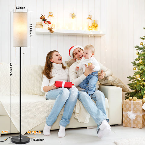 MAXvolador Modern Standing Lamps with 3 Color Temperatures