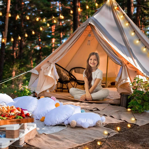 MAXvolador 50FT Connectable & Dimmable Outdoor Bistro Lights